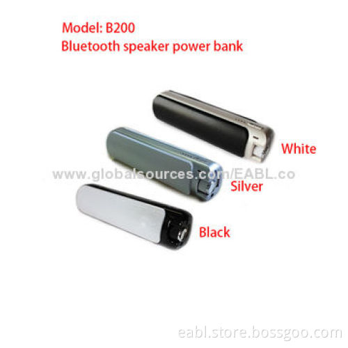Universal Bluetooth Speaker Power Bank for iPhone, with ABS Housing, 2,500mAh CapacityNew